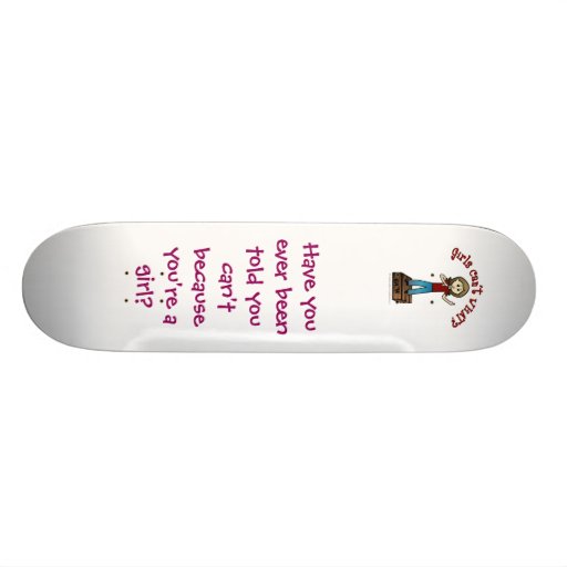 Helle Frau auf Soapbox Bedrucktes Skateboard