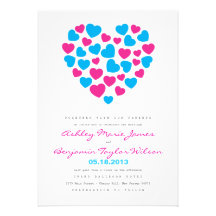 Helle Herzen, die Einladung Wedding sind