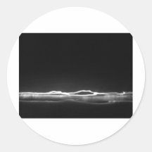 Helle Linien Runde Sticker