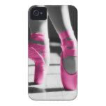 Helle rosa Ballett-Schuhe iPhone 4 Etuis