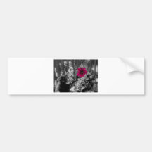 Helle violette Petunie Auto Sticker