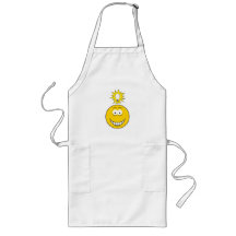 Heller Ideen-Smiley Schürze