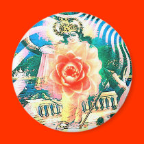 heller Lotos zazzle Indiens magnete