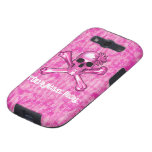 Heller rosa Schädel-Samsung-Galaxie-Kasten