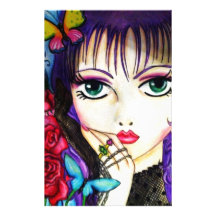 Helles manga dekorative Grafik Personalisiertes Büropapier