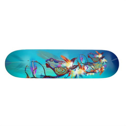 Helles PferdeSkateboard Personalisiertes Skateboard