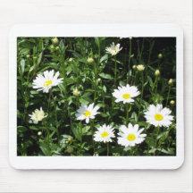 Helles, weißes Daisys Mauspad