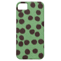 Hellgrüner Gepard-Tierdruck-Abdeckung/Kasten iPhone 5 Etui