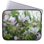 hellpurpurne Magnolien-Blumen des Frühlinges Computer Schutzhülle