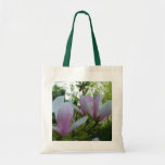 hellpurpurne Magnolien-Blumen des Frühlinges Einkaufstasche