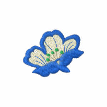 Hemd das Polo der Blume gestickten Frauen