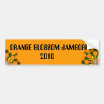 Hemdblüte, Hemdblüte, ORANGE BLÜTE JA… Auto Sticker