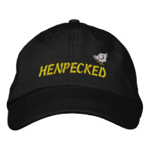 Henpecked gestickter Hut Bestickte Baseballmützen
