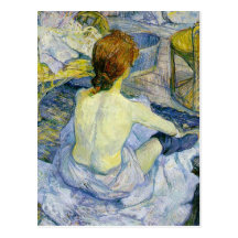 Henri Toulouse Lautrec - die Bad GASCHROMATOGRAPHI Postkarte