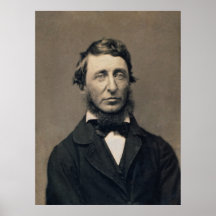 Henry David Thoreau Portrait Maxham daguerreotype Print
