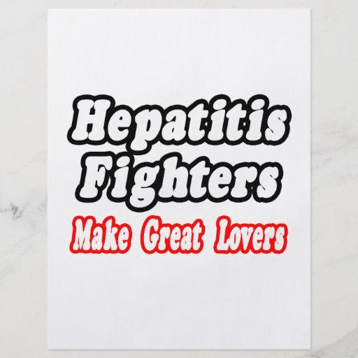 Hepatitis-Kämpfer machen große Liebhaber Bedruckte Flyer