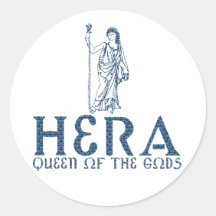Hera Runder Aufkleber
