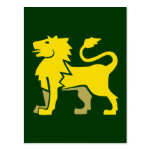 Heraldik Löwe heraldry lion Postkarten