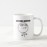 Herausforderung geltendes Meme (vom reddit und von Kaffee Tasse