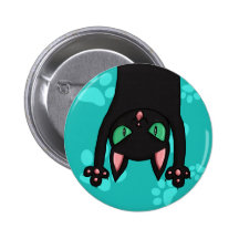 Herausspringen der schwarzen Katze Button
