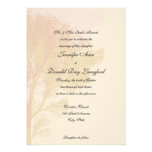 Herbst-Bäume, die Einladung Wedding sind