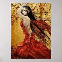 Herbst-Fee-Plakat