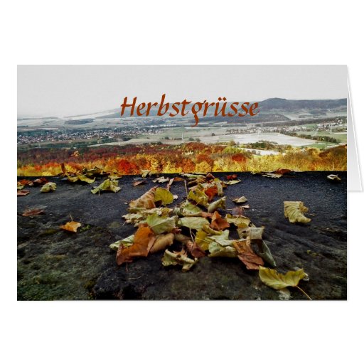 Herbst Grußkarten