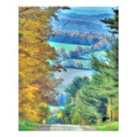 Herbst-Hügel-Foto/Druck