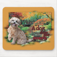 Herbst - HundeLieben Sie mehr - Shihpoo - Maggie Mousepads