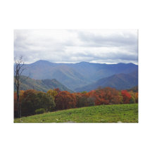 Herbst in den Bergen Leinwand Druck