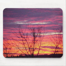 Herbst-Sonnenuntergang Mauspad