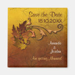 Herbst verlässt Hochzeit - Save the Date Magnets