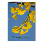 Herbstgrüsse Karte