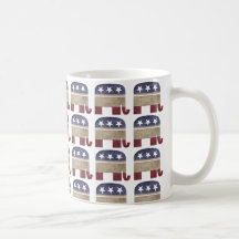 Herde der Elefanten, republikanisch Kaffeehaferl