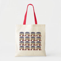 Herde der Elefanten, republikanisch Tasche
