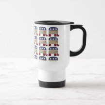 Herde der Elefanten, republikanisch Tee Haferl