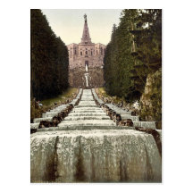 Herkules und Kaskaden, Wilhelmshohe, Cassel (d.h., Postkarte