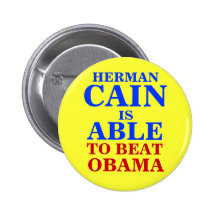 Herman Kain ist fähiges 2012 Anstecknadelbutton