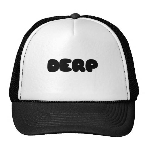 Herp Derp Trucker Caps