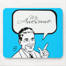 HERR AWESOME (2) MOUSEPAD