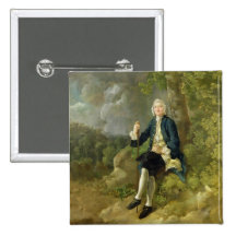 Herr Clayton Jones, c.1744-45 (Öl auf Leinwand) Anstecknadelbuttons