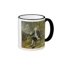 Herr Clayton Jones, c.1744-45 (Öl auf Leinwand) Teetasse