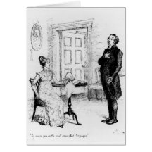 Herr Collins und Elizabeth Karte