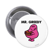Herr Greedy Classic 1 Anstecknadelbutton