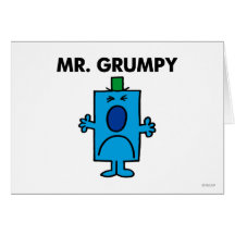 Herr Grumpy Classic Grußkarte