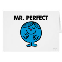 Herr Perfect Classic Grußkarte