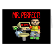 Herr Perfect Grußkarten