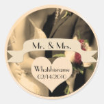 Herr u. Frau Wedding Stickers