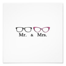 Herr. Und Frau Geek Photographischer Druck