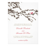 Herrlicher Baum-Spitzen-Vogel Save the Date Announ Individuelle Ankündigungen